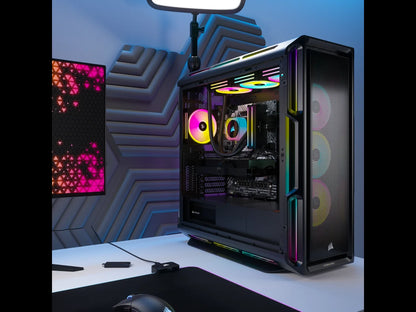 VENGEANCE I8200 Icue Link Edition Gaming PC - Liquid Cooled Intel Core I9 14900KF CPU - NVIDIA Geforce RTX 4090 Graphics - 64GB  DOMINATOR TITANIUM RGB DDR5 Memory