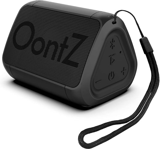 Oontz Angle Solo - Bluetooth Portable Speaker, Compact Size, Surprisingly Loud Volume & Bass, 100 Foot Wireless Range, IPX5, Perfect Travel Speaker, Bluetooth Speakers by Cambridge Sound Works (Black)